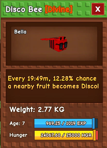 1x Disco Bee