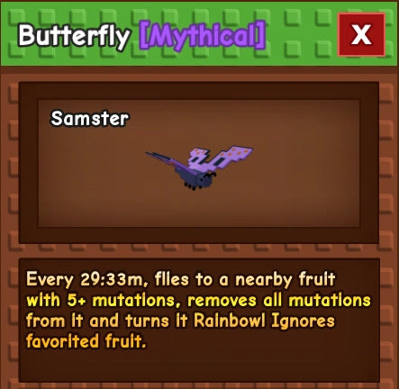 1x Butterfly