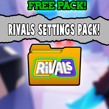 RIVALS SETTINGS+CROSSHAIRS PACK!